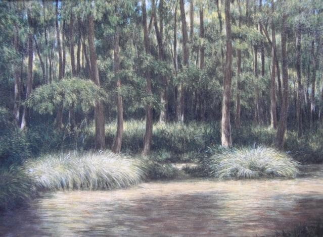 山本貞、【里山初夏】、希少な額装用画集より、新品額装付