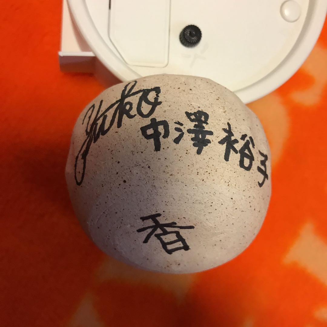 モーニング娘。　中澤裕子　サイン入りお香立て