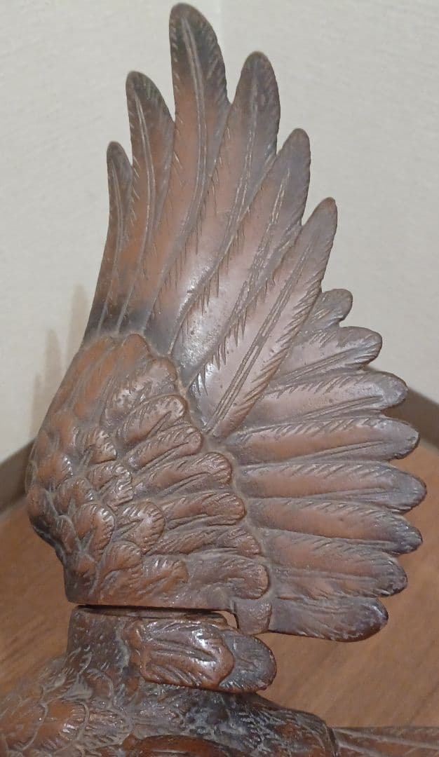 年代物 6.7kgの鷹さん(鷲さん)antique hawk or eagle
