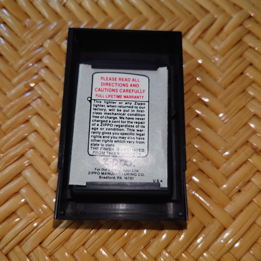 【新品未使用】Zippo ブラックマットオイルライター 箱付き