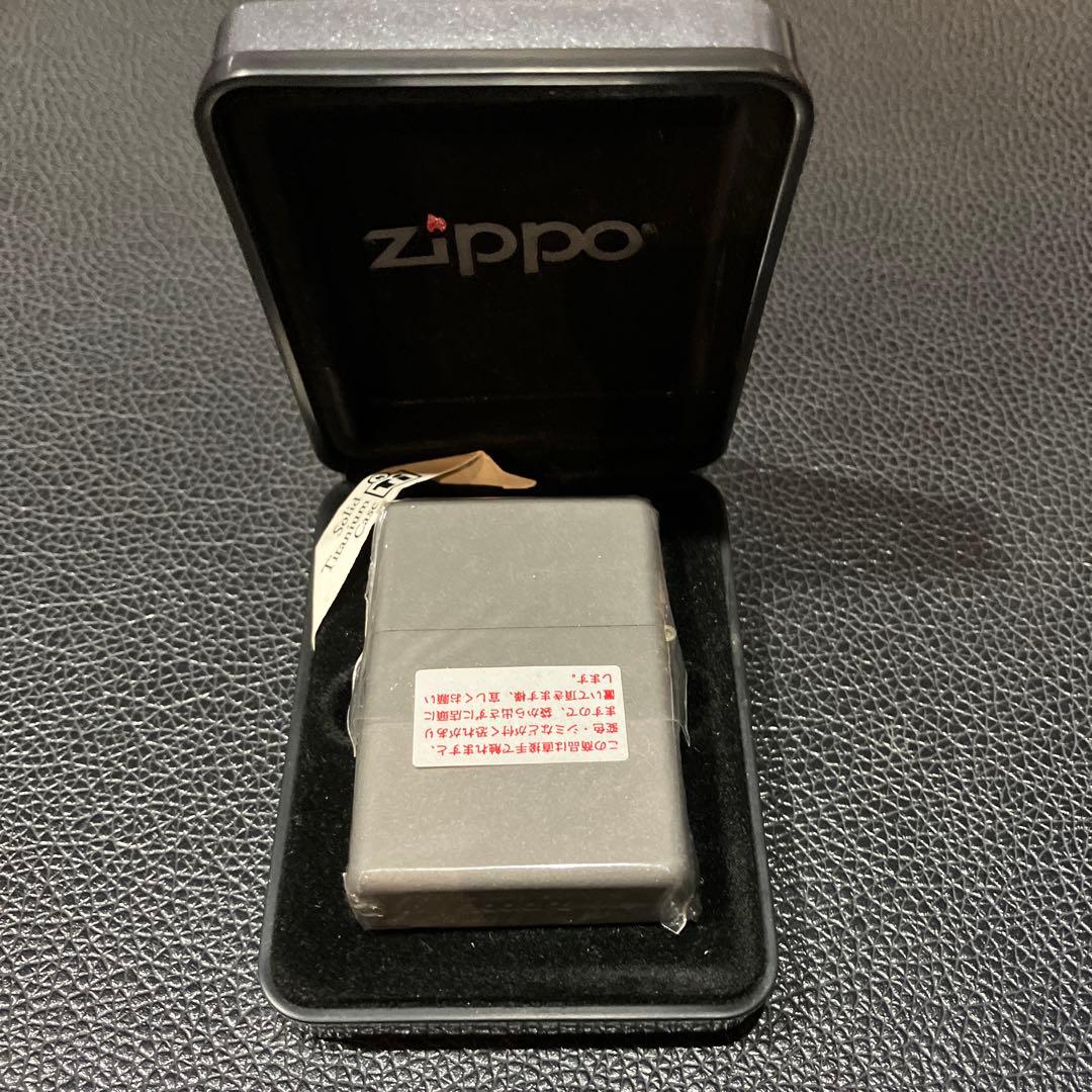 zippo ジッポー Solid Titanium ソリッドチタニウム 未使用品