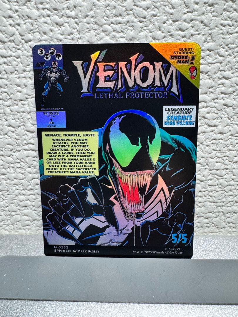 《エディ・ブロック/Eddie Brock》 ■ボーダーレス■【Foil】