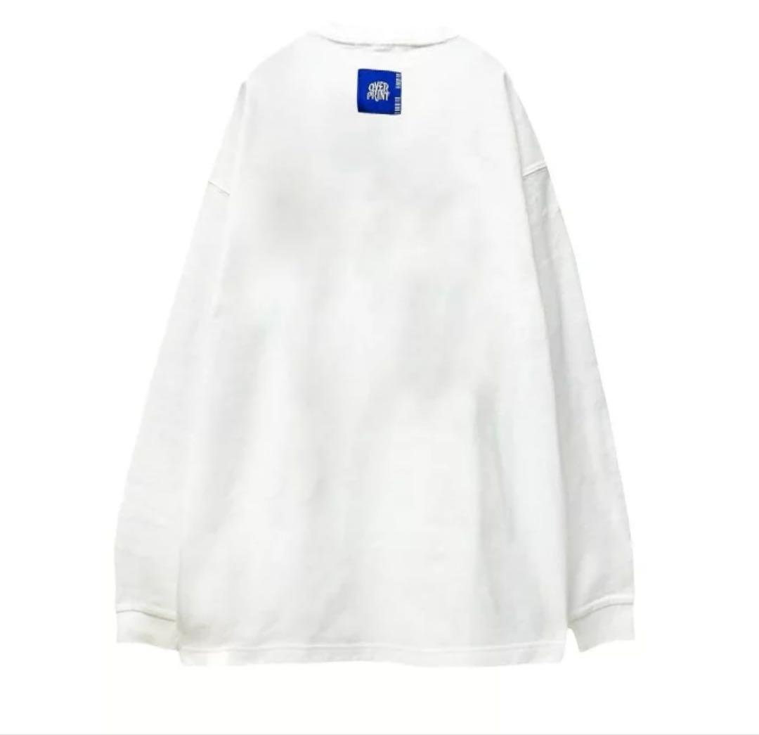 over print EYES LS Tee *東京上空 XLサイズ眠岸ぷりん