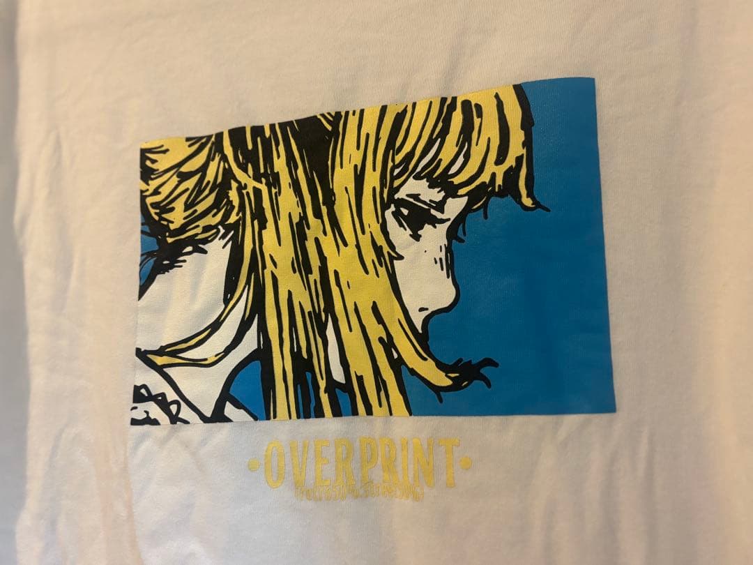 over print EYES LS Tee *東京上空 XLサイズ眠岸ぷりん