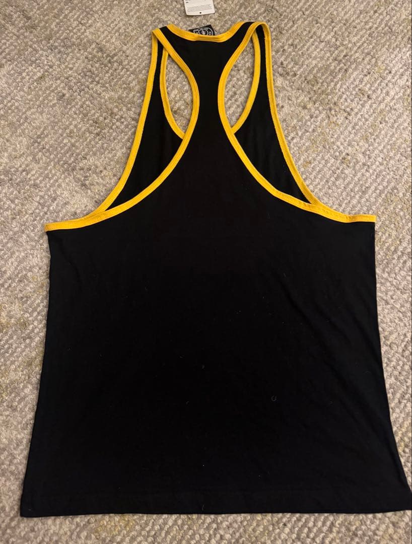 ゴールドジムストリンガータンクトップ　LAベニスロゴ入り