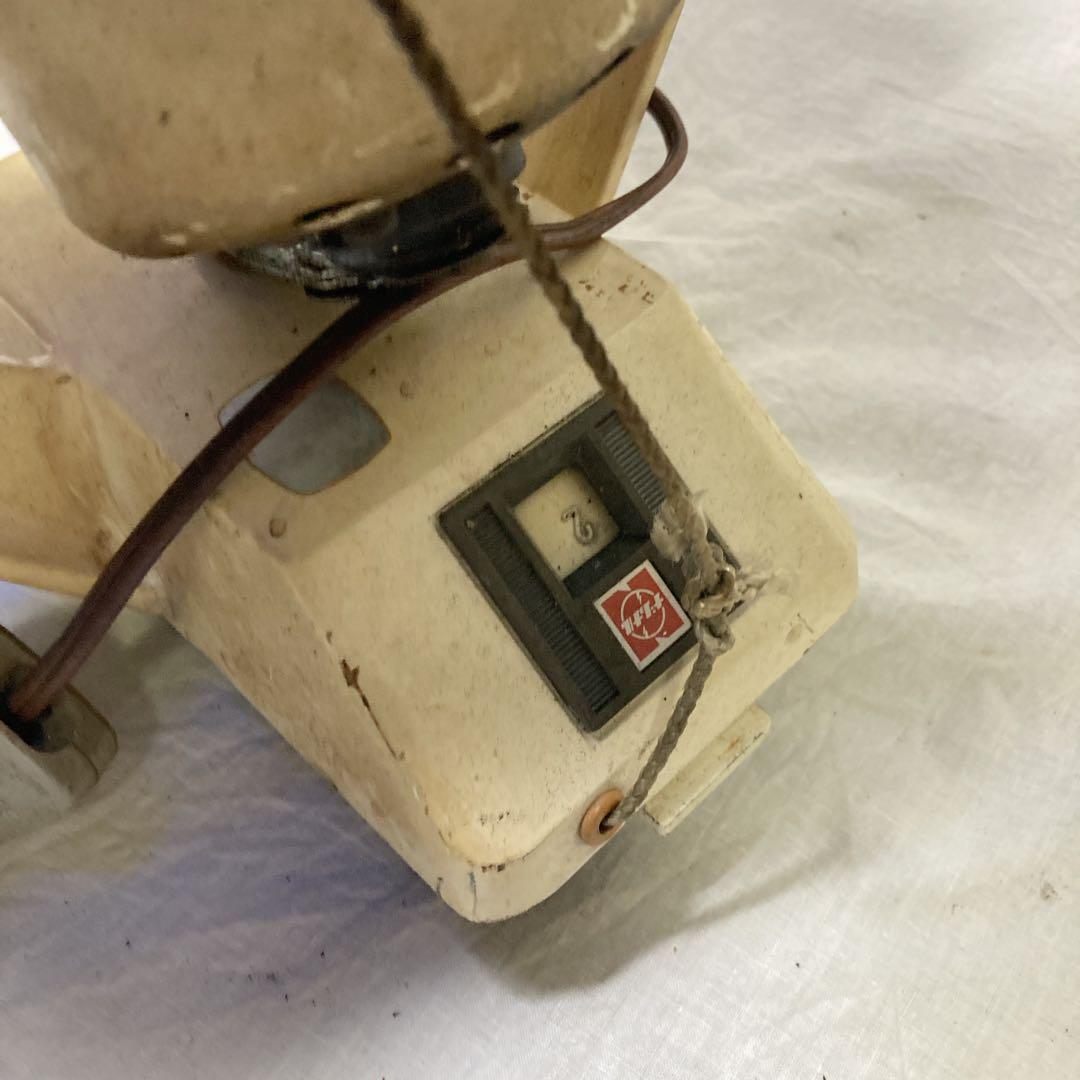 レトロ扇風機 青い羽根 壁掛け扇風機　昭和　現状品　レトロ　41/9