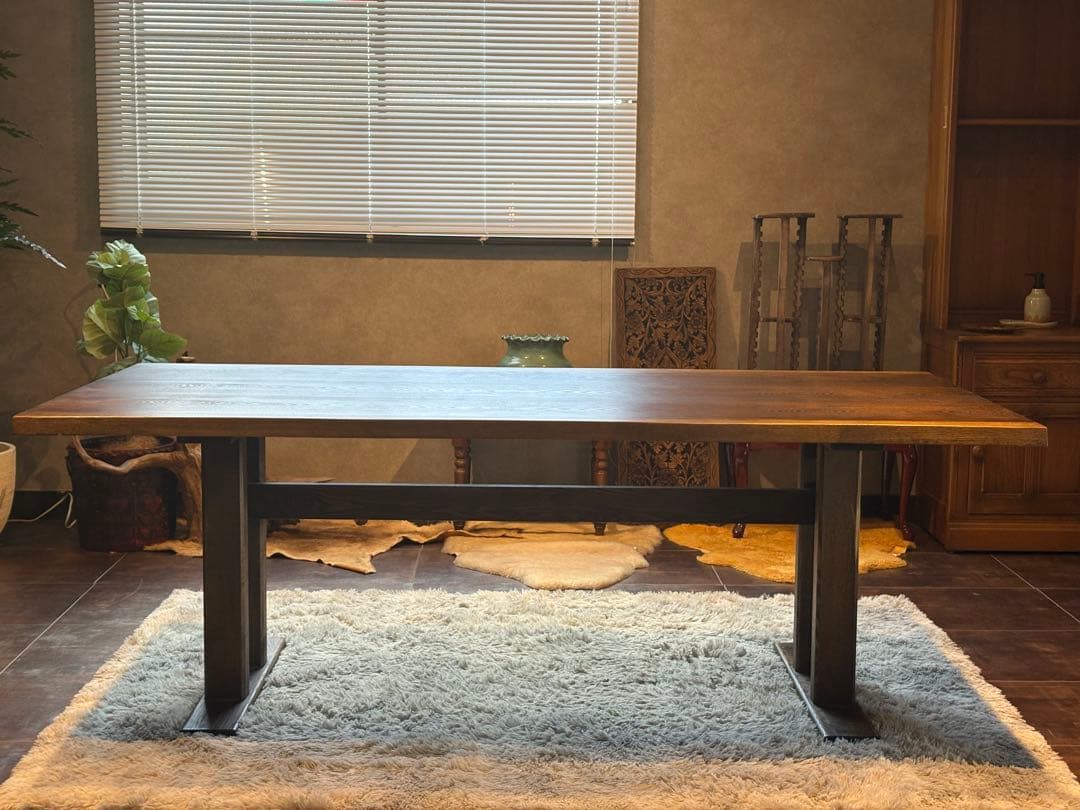 希少　アンティーク　ヴィンテージ　無垢材　木製テーブル　ウッドテーブル　NZ