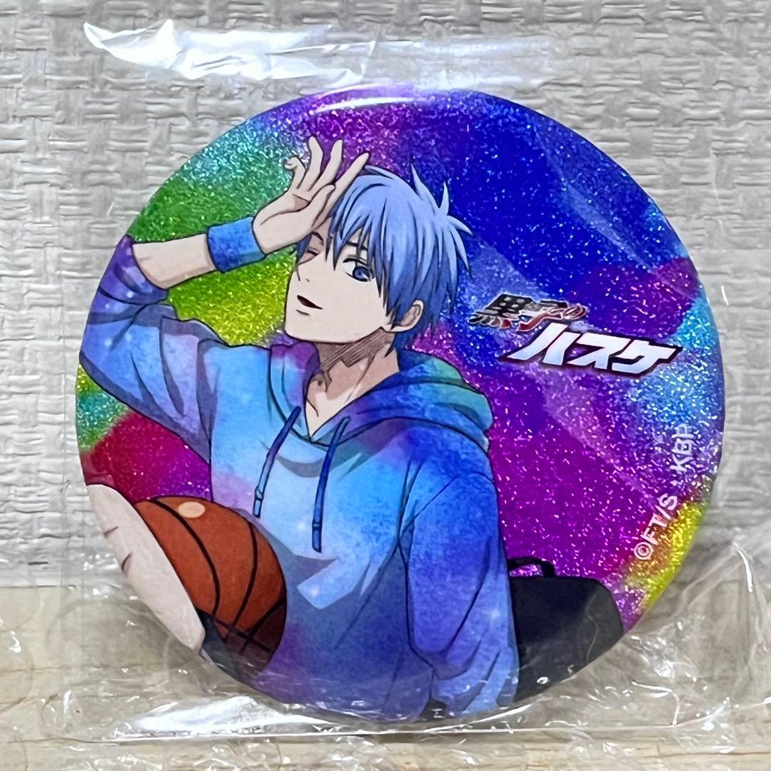 黒子のバスケ グリッター缶バッジ ショウワノート 黒子テツヤ