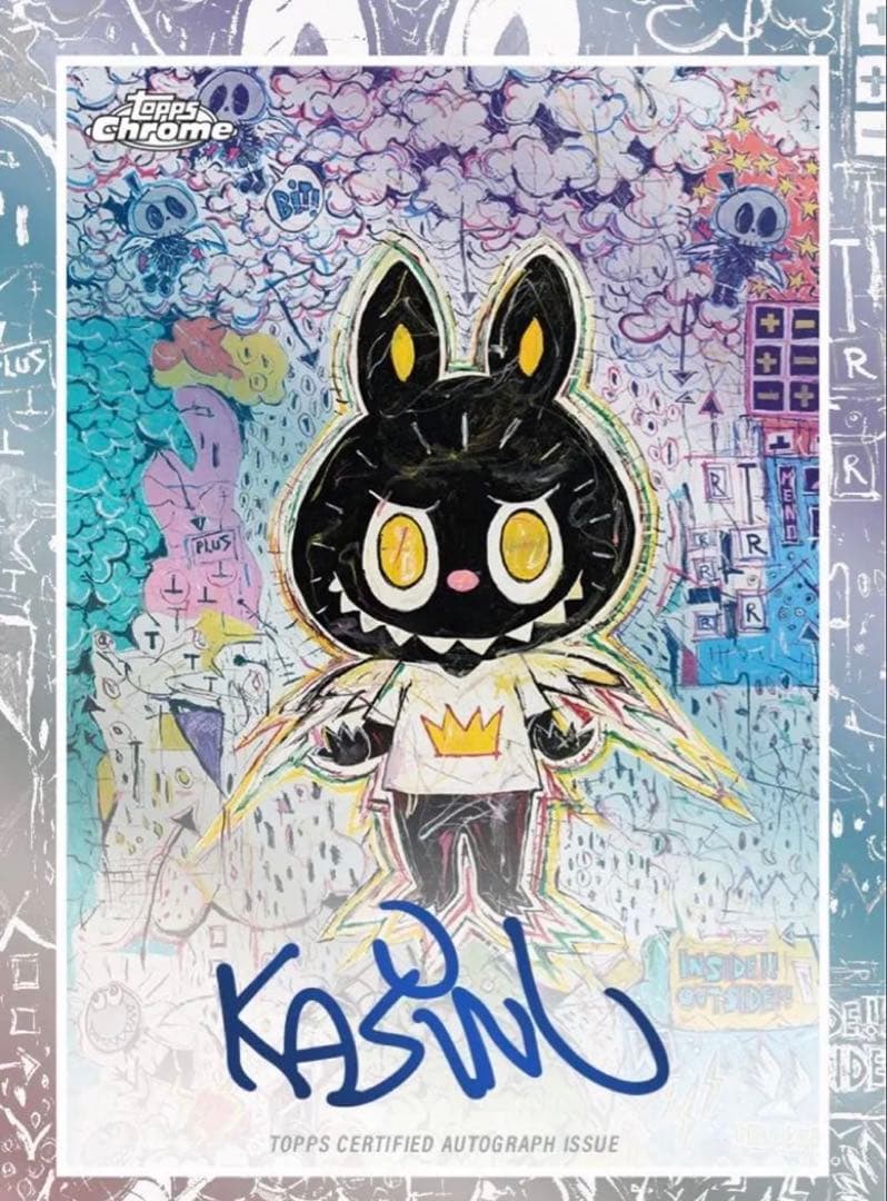 2025 Topps Chrome Labubu 1box 7Л 品・未開封