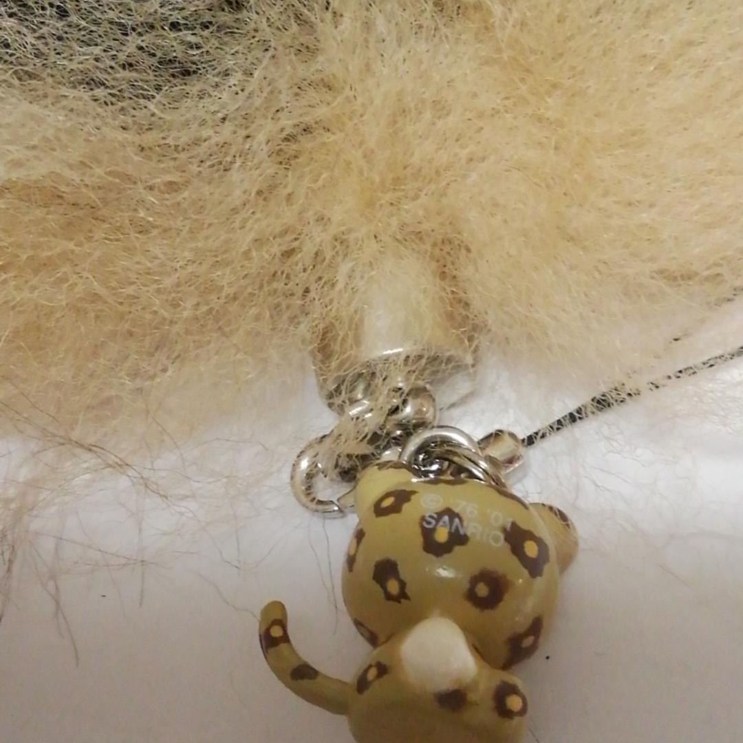 ハローキティ ヒョウ柄 ストラップ　2004年　Ayuバージョン