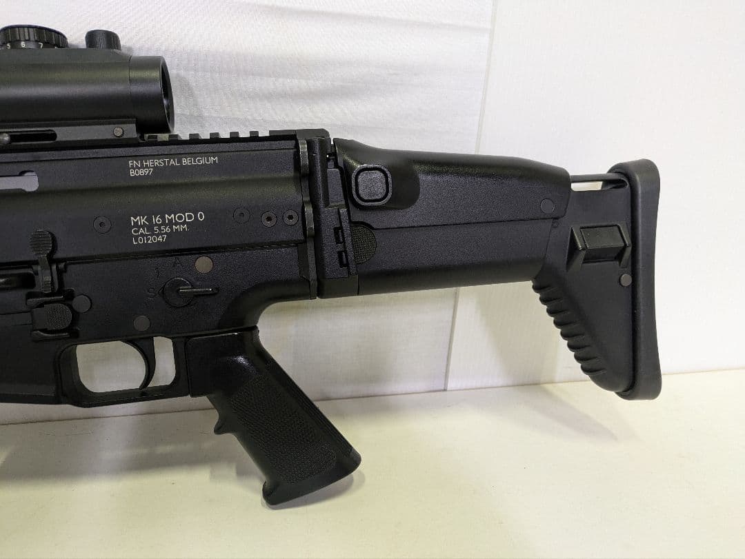 東京マルイ SCAR-L ブラック 次世代電動ガン 中古 多段マガジン3本付き