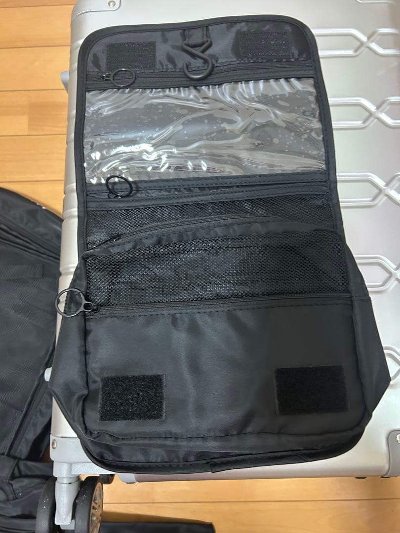 ムータマリン スーツケース アルミニウム60L トラベルポーチ8点セット付き