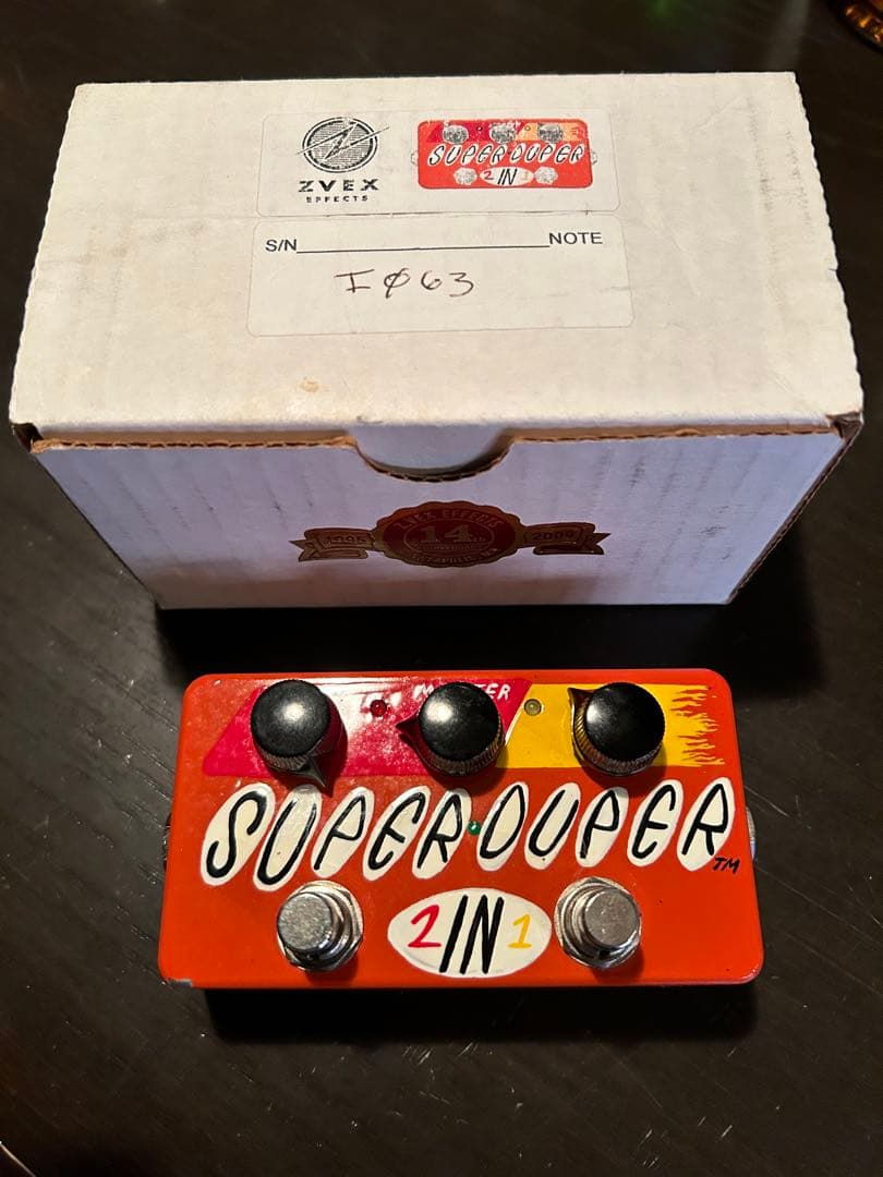 ZVEX SUPER DUPER 2 IN 1 エフェクター