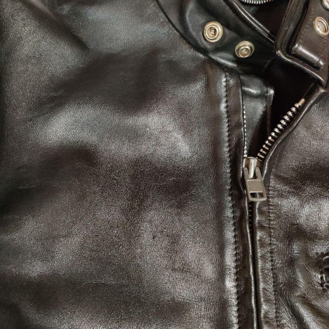 人気定番　Schott　立ち襟シングルライダースジャケット　641 　３６