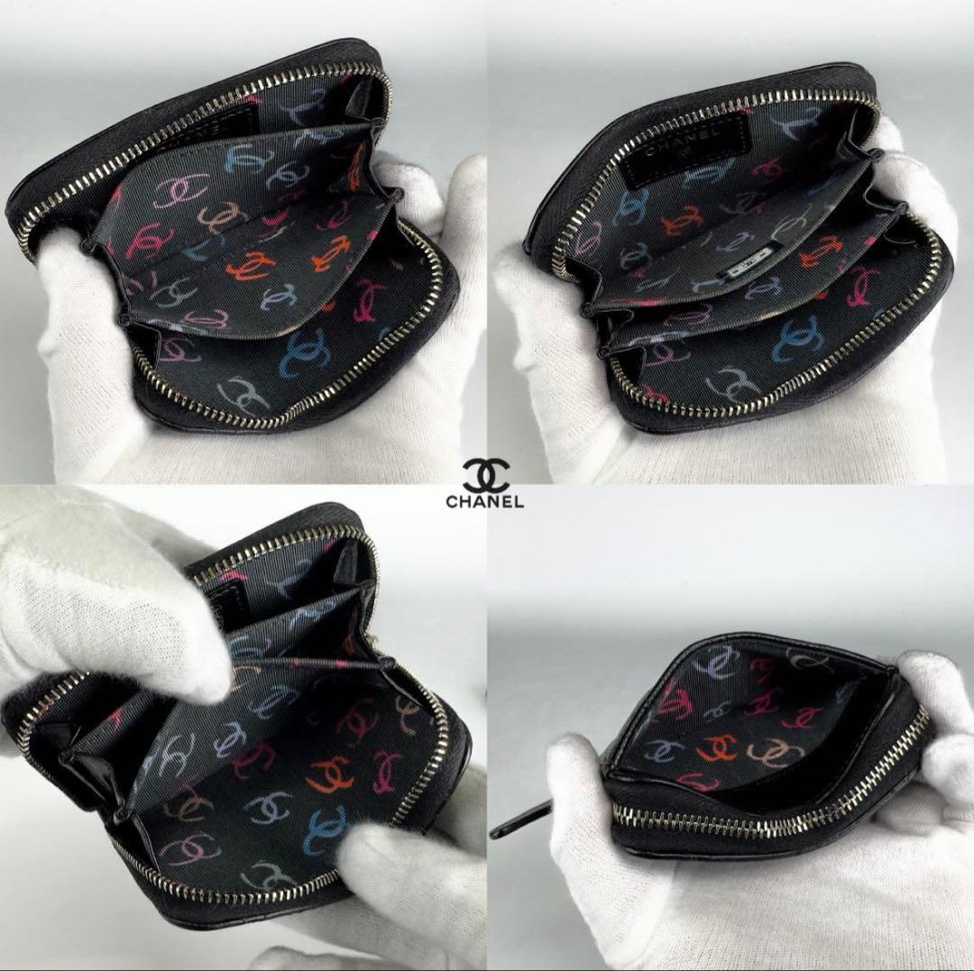 新型タイプ　限定 シャネル　マトラッセ　ジップ　ケース　小銭入れ
