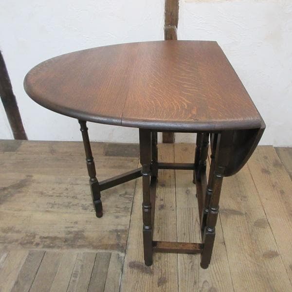 イギリス アンティーク 家具 ゲートレッグテーブル ダイニング 英国 6069e
