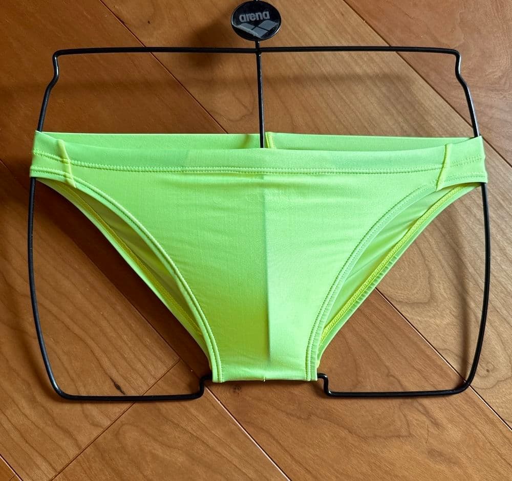 【美品】asics ハイドロCD 蛍光イエロー S ウォーターボーイズ 競パン