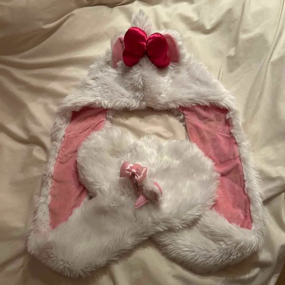 ディズニー　Disney マフラーキャップ　ファンキャップ　マリーちゃん