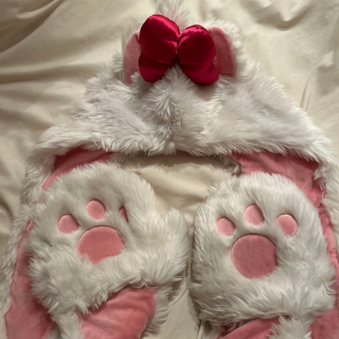 ディズニー　Disney マフラーキャップ　ファンキャップ　マリーちゃん