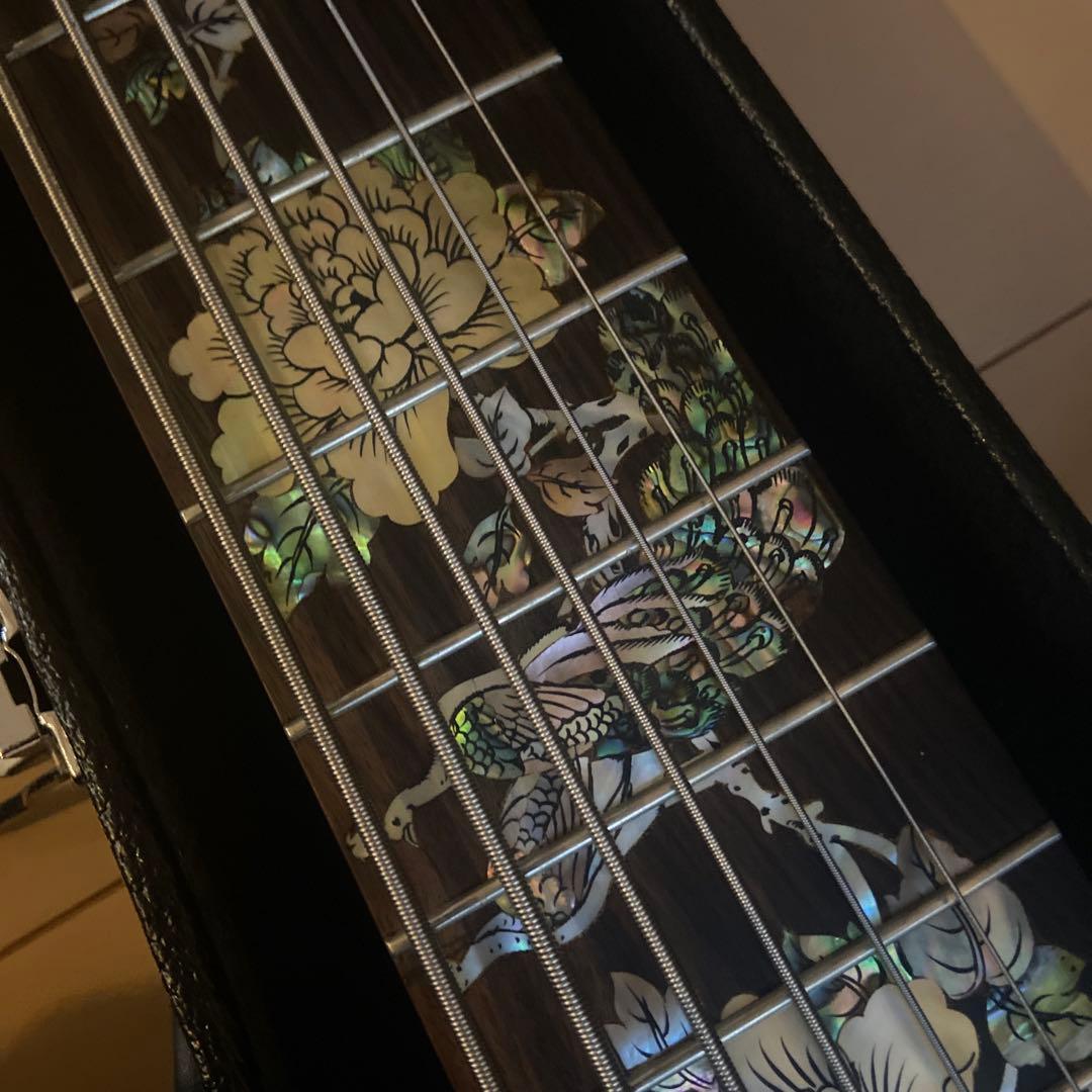 ７弦ベース インレイ特注ベース アントニオ工房