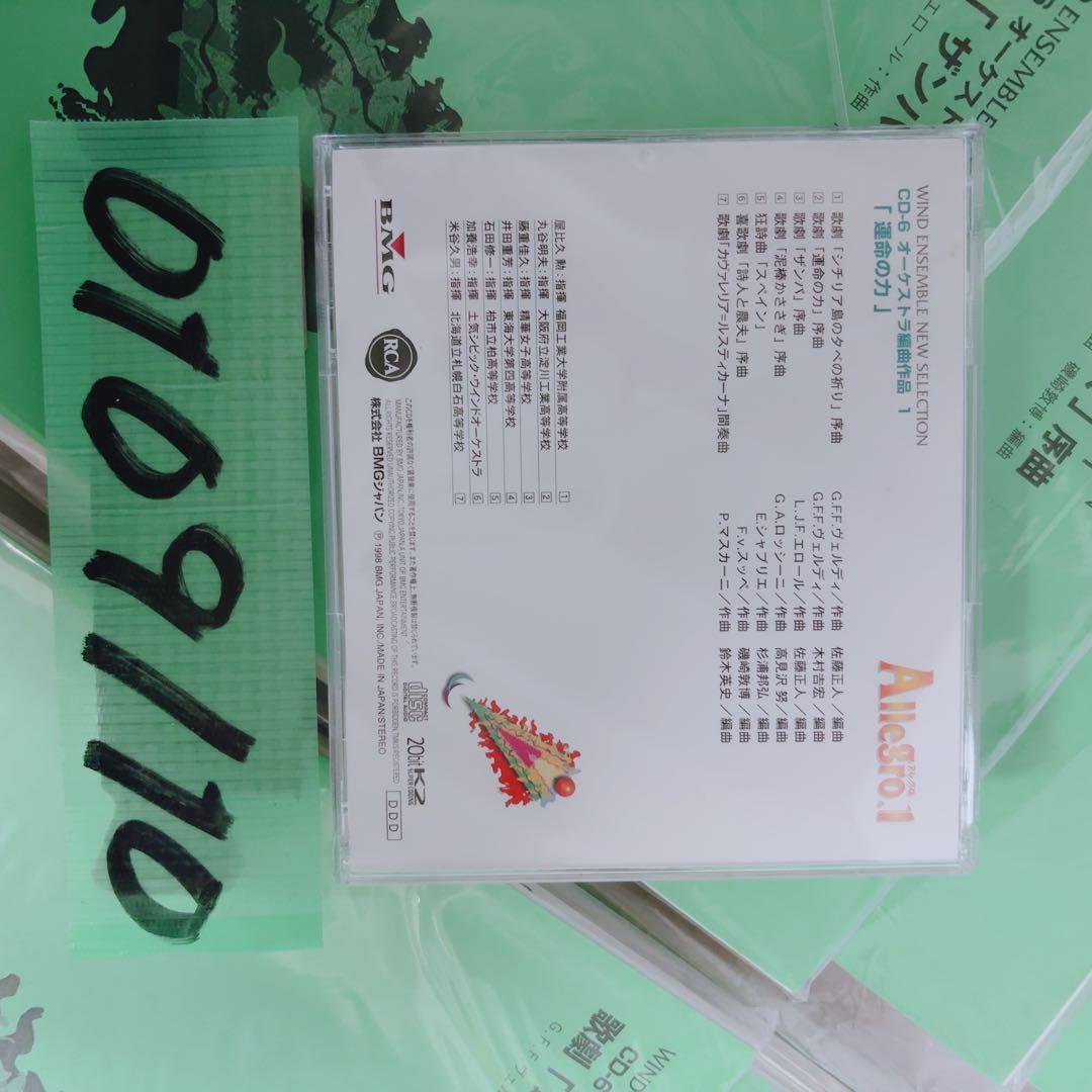 吹奏楽 楽譜 CD付 Allegro.1 オーケストラ編曲 運命の力 ザンバ