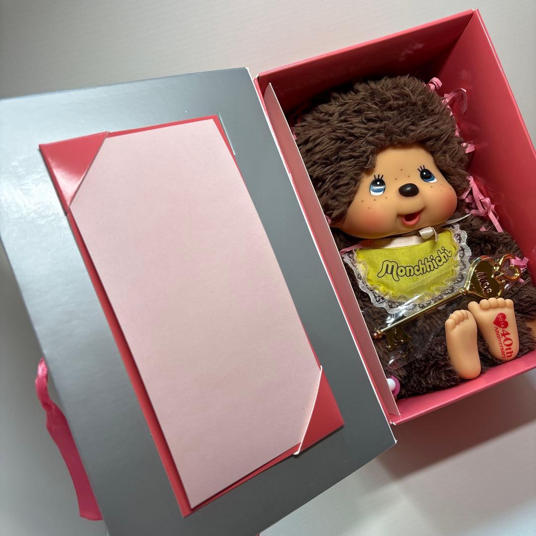 新品 2014年発売40周年記念 プードルボア 男の子 モンチッチ 429