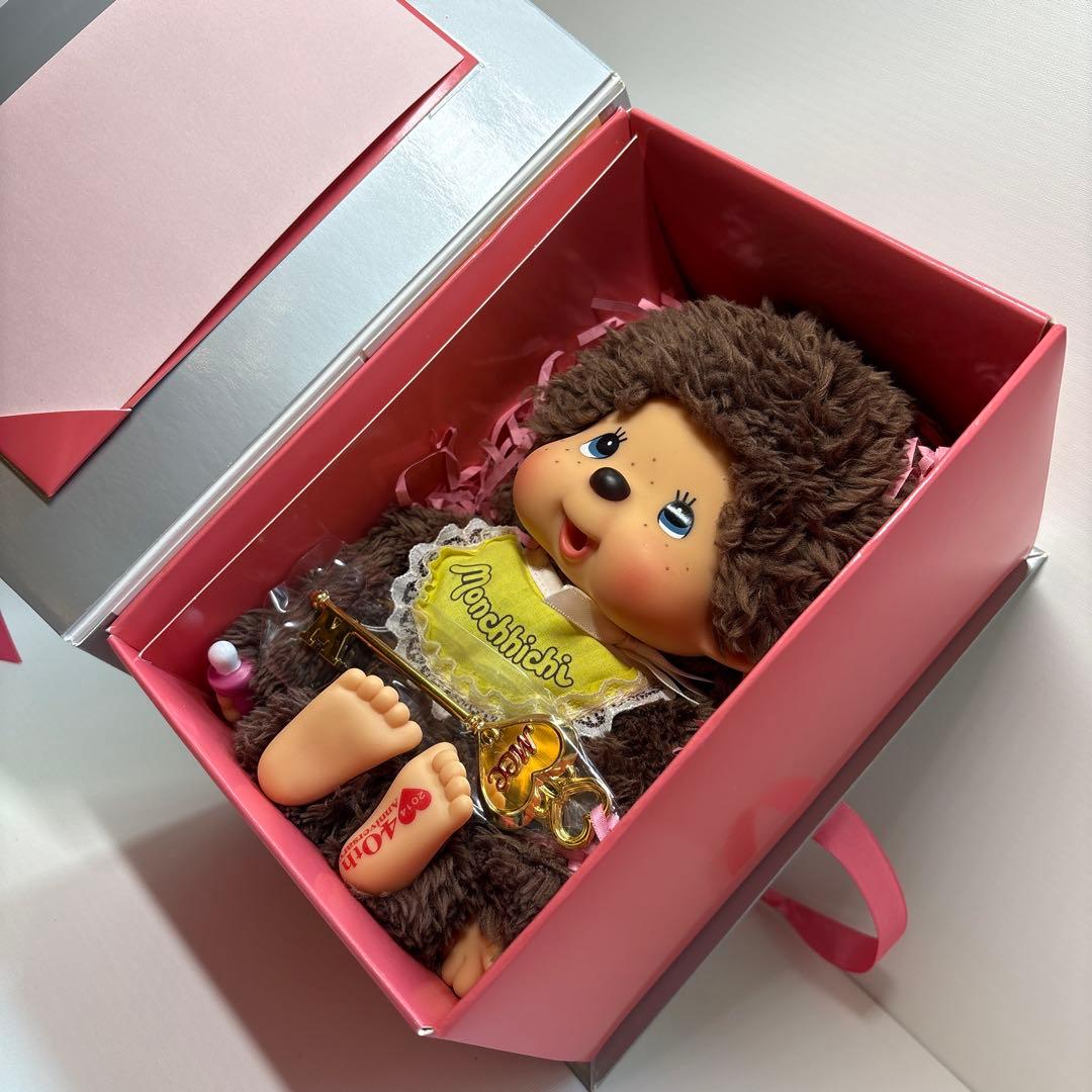 新品 2014年発売40周年記念 プードルボア 男の子 モンチッチ 429