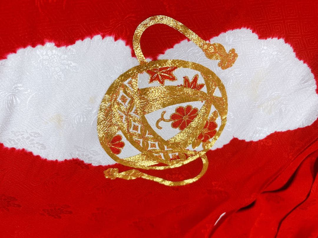 総絞り被布♡七五三　3歳　女の子　セット　一式　駒刺繍