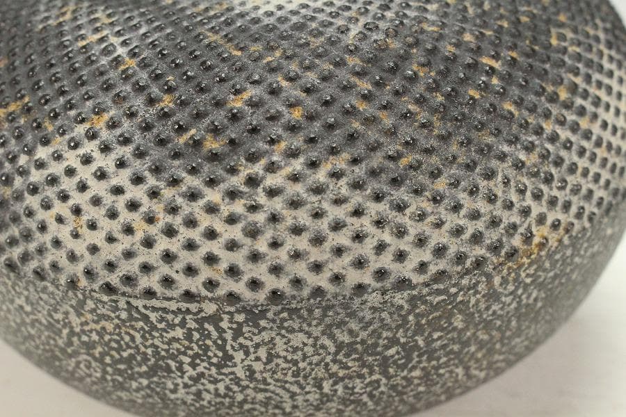 龍文堂 霰肌 金銀象嵌 鉄瓶 未使用(K-XA911)