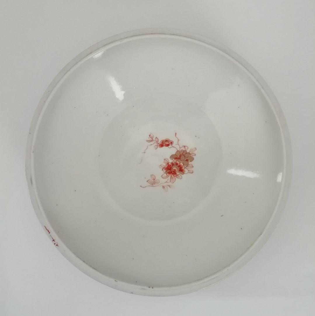 古伊万里　蓋物　色絵金彩　鳳凰と龍の図　食籠