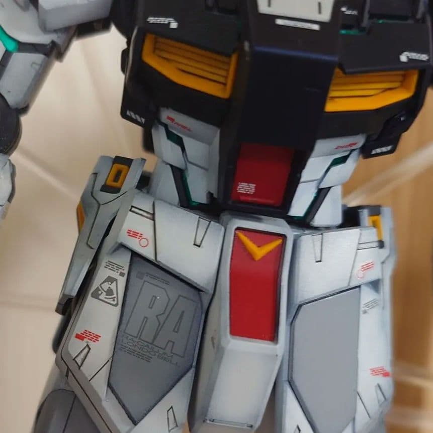 MG νガンダムver.Ka LEDライト機能付き 全塗装組立済