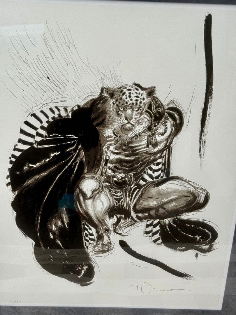 天野喜孝 版画＊運送手配できる方（引取り）限定＊グイン・サーガ