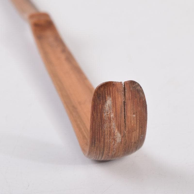 茶道具　石列作　白竹　茶杓　共筒共箱　V　8651