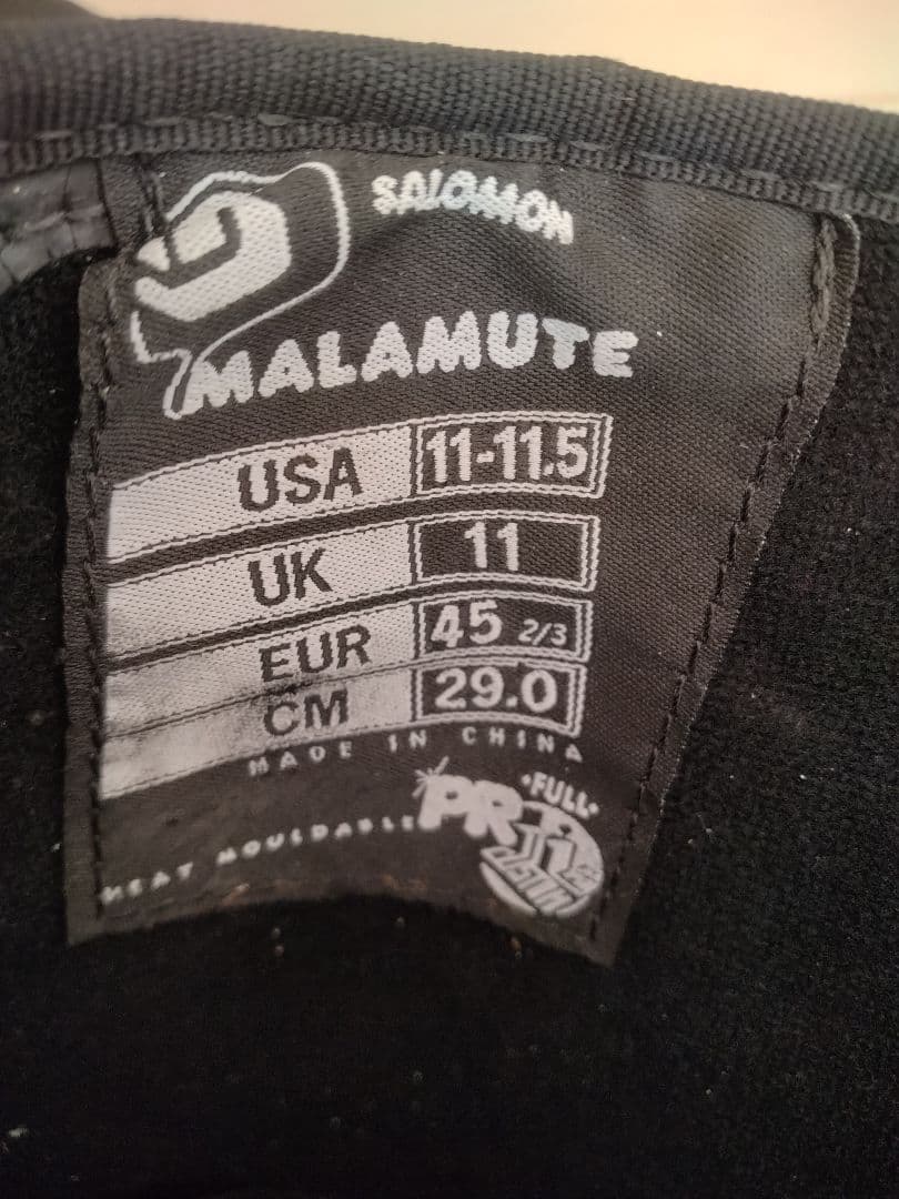 サロモン マラミュート SALOMON MALAMUTE 29cm ボードブーツ