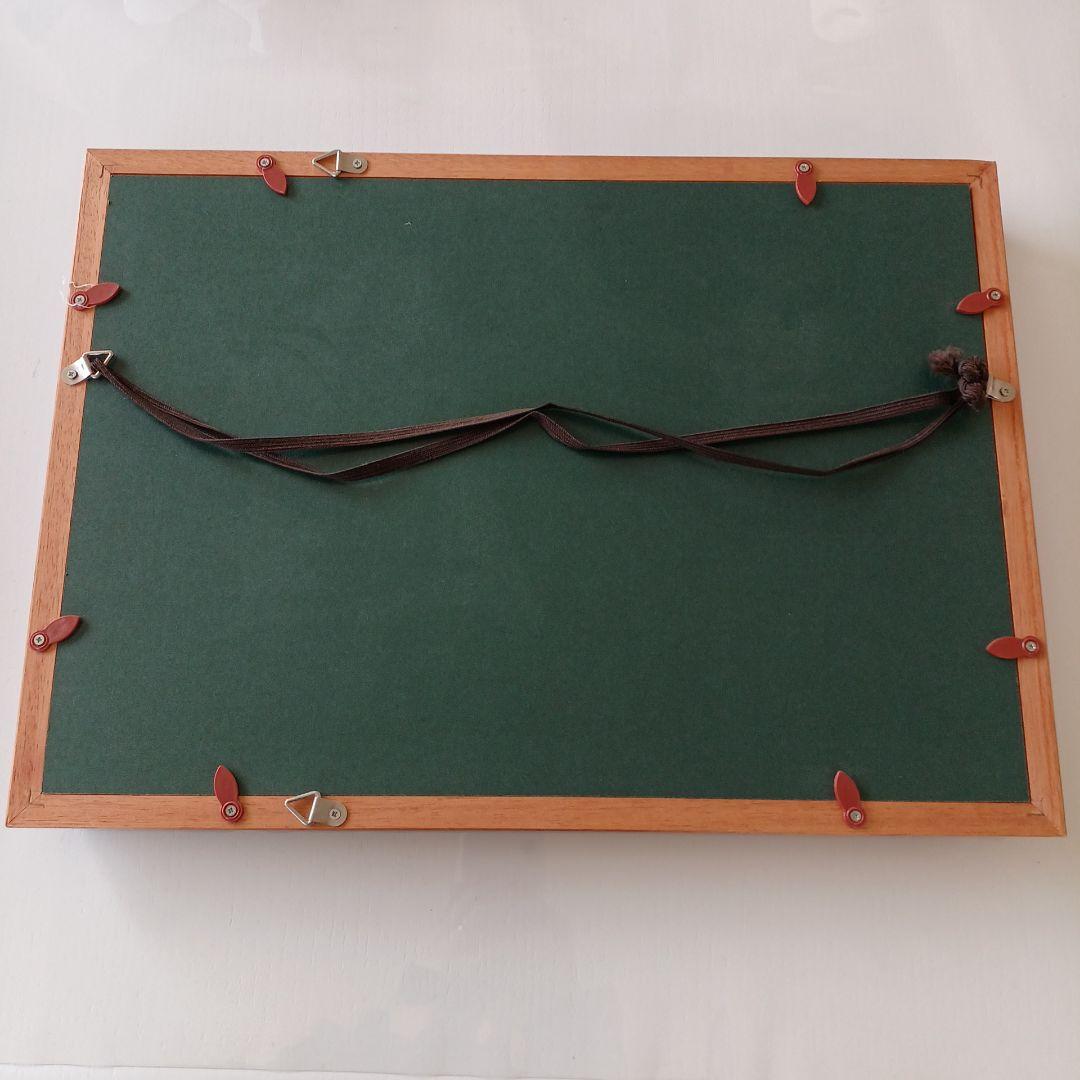 美術　九谷焼　額縁　陶板画　壁絵　壁掛