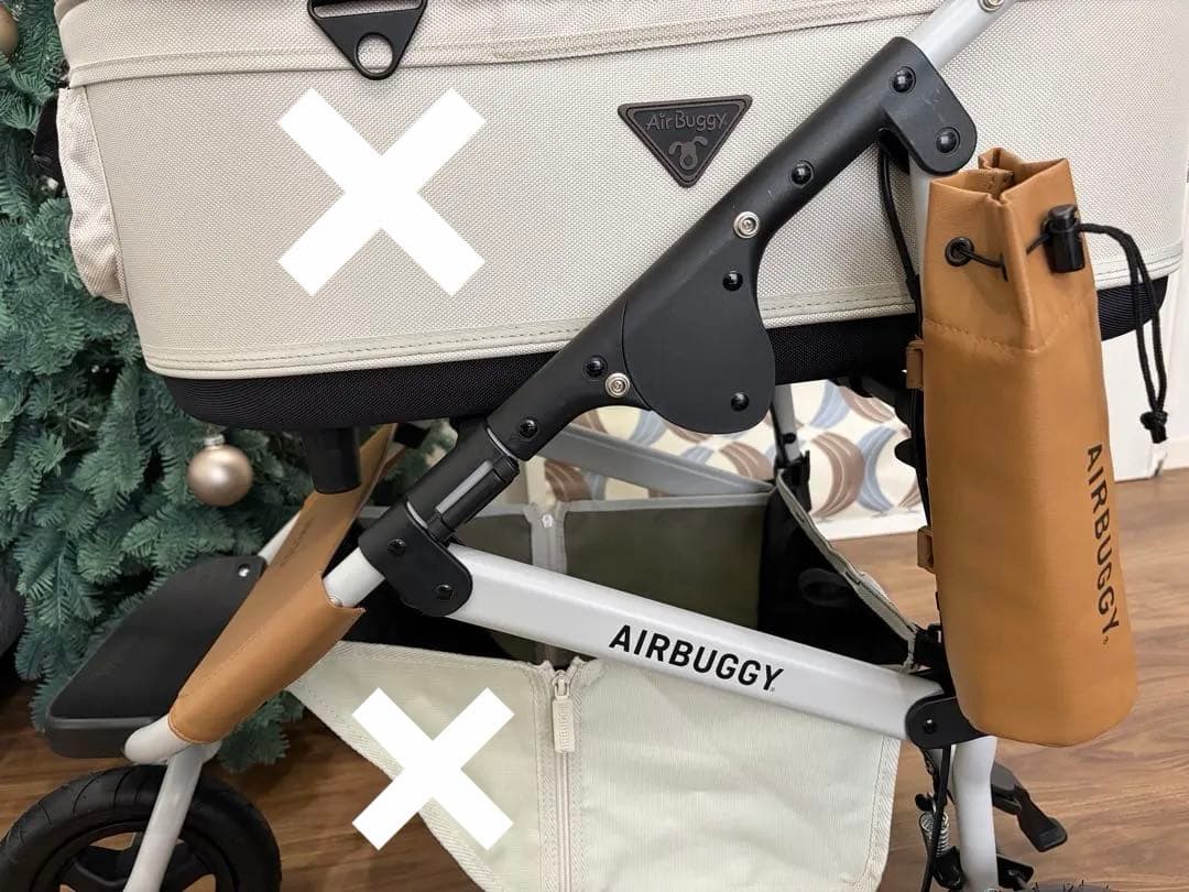 希少 カラーオーツ未使用に近い　エアバギー　最新フレームホワイトアッシュDOME