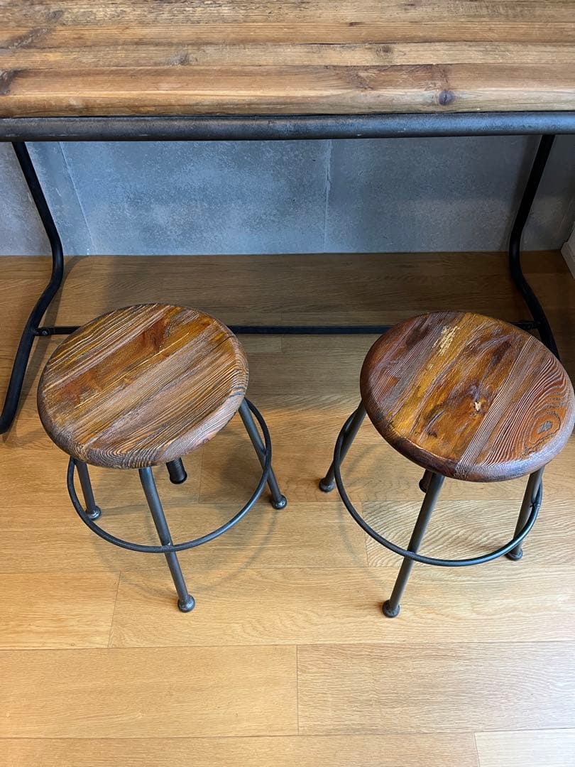 2脚 クラッシュゲート CRASH GATE ノットアンティークス スツール