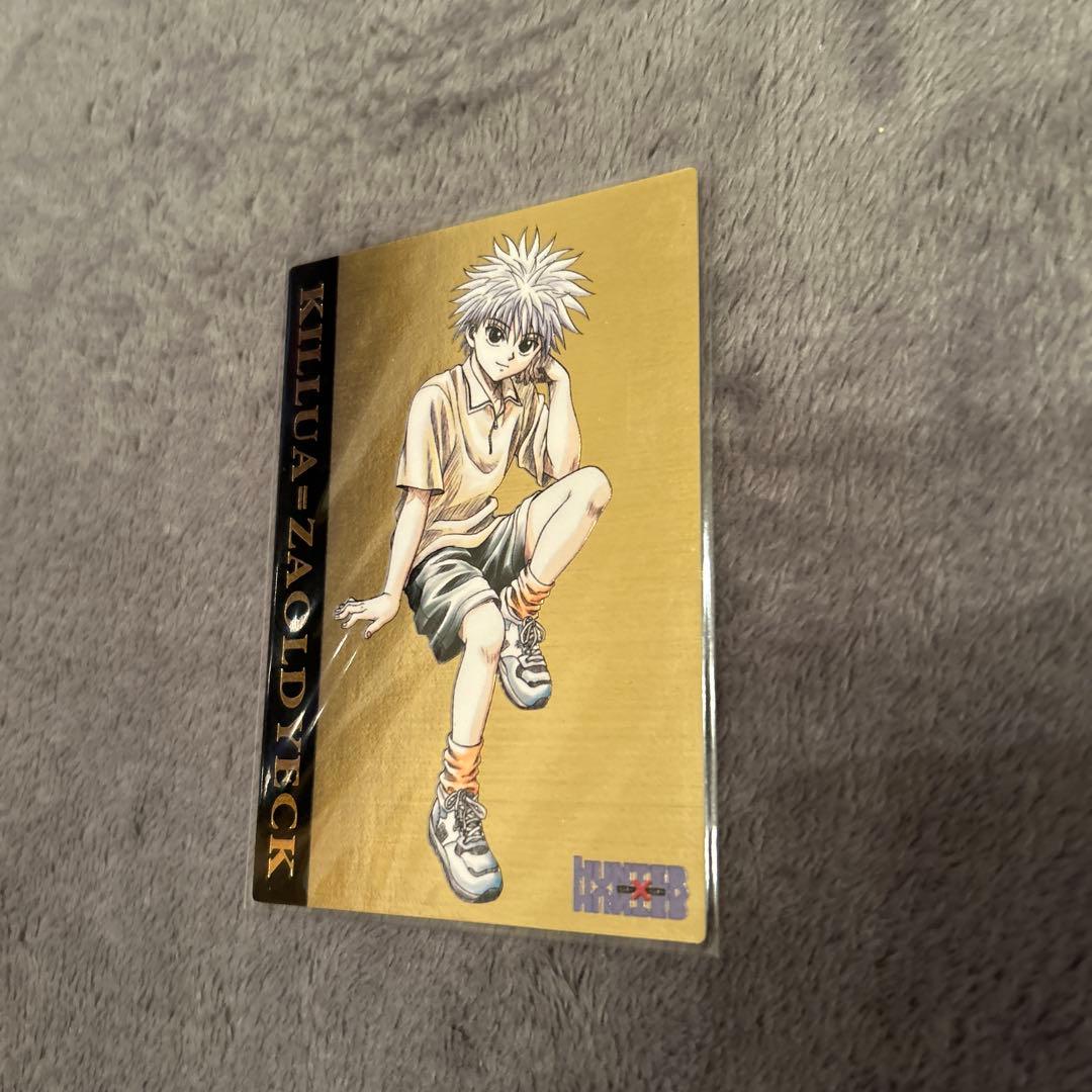 HUNTER×HUNTER キルア＝ゾルディック 初版カードダス ゴールド