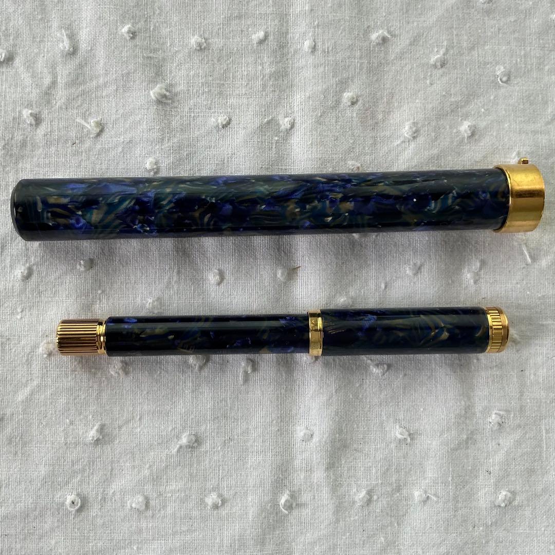 マーブル模様 ウォーターマン　イデアル　レディーアガタ万年筆