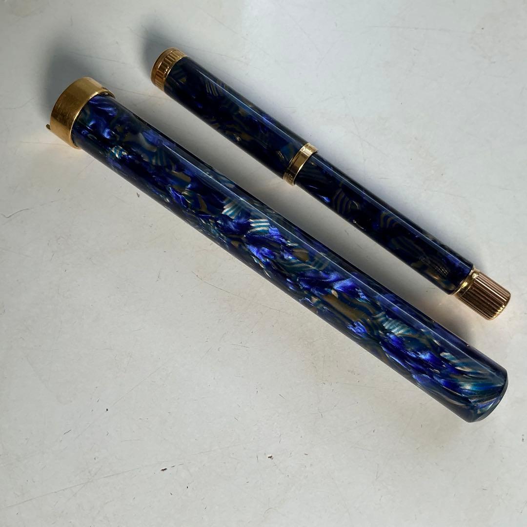 マーブル模様 ウォーターマン　イデアル　レディーアガタ万年筆