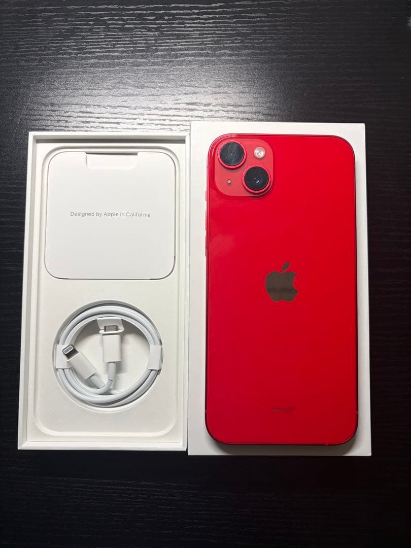 携帯電話本体 Apple iPhone 14plus 256GB PRODUCT(RED)