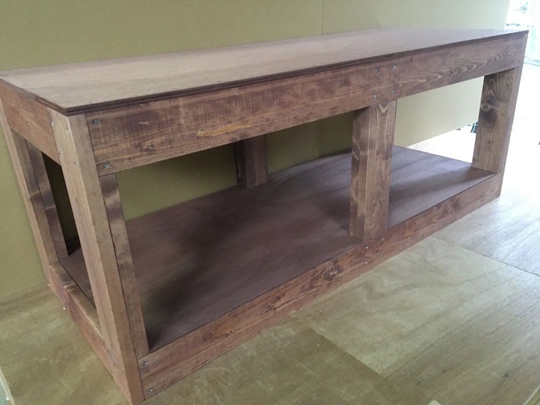 水槽台90cm用　補強柱付