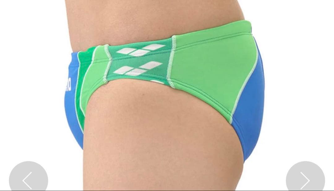 新品　アリーナ　トレーニングリミック　AS5SWM32M ブルー×グリーン