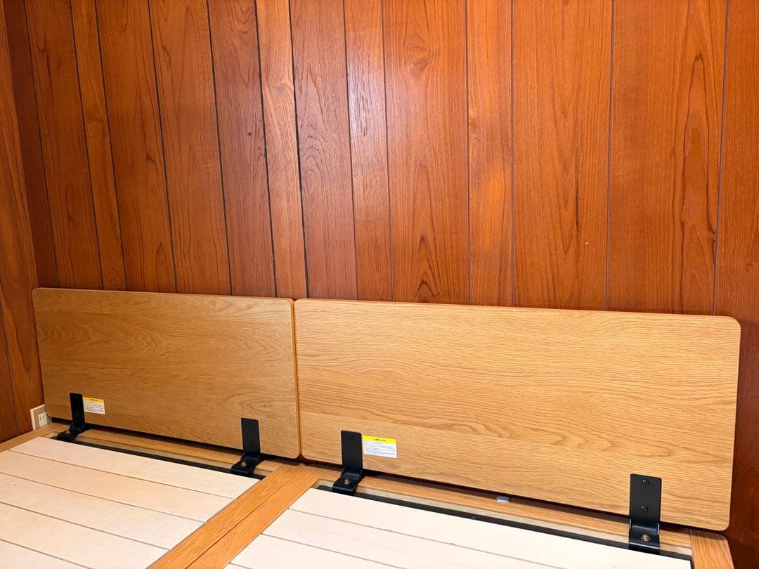 木製ベッドフレーム用ヘッドボード　シングル　2個セット