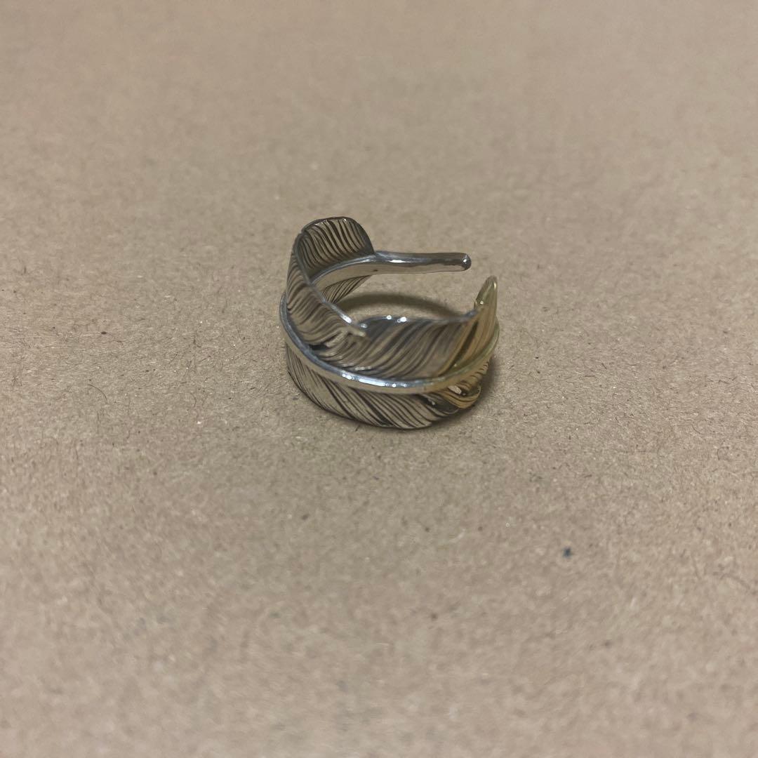 鷲見太郎 ワシミタロウ M Feather K18 Top Ring 01