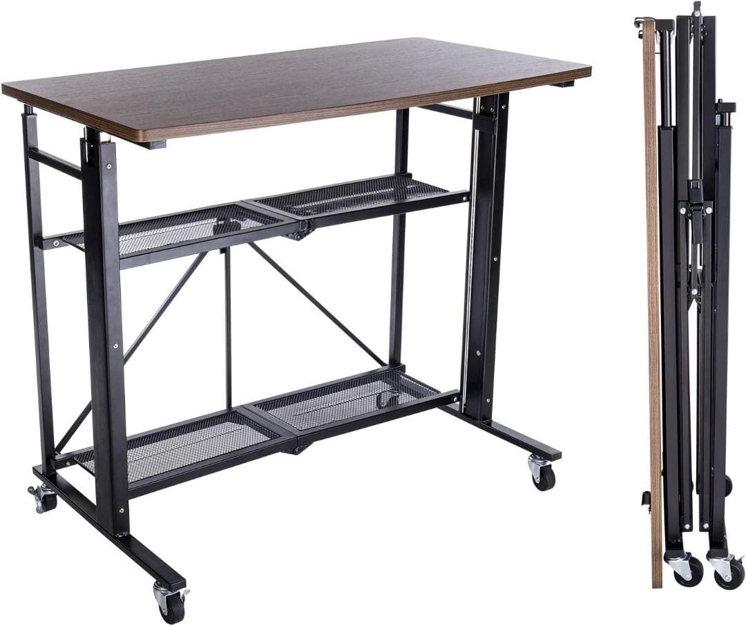 E-WIN スタンディングデスク 昇降デスク ブラウン SD92-BK