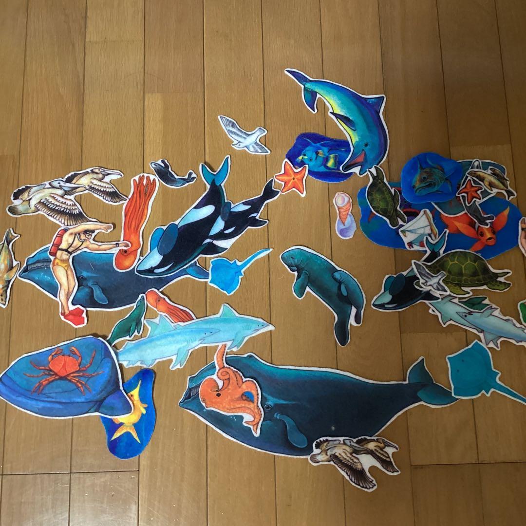 輸入品　パネルシアター4種類　パネル板(ボード)