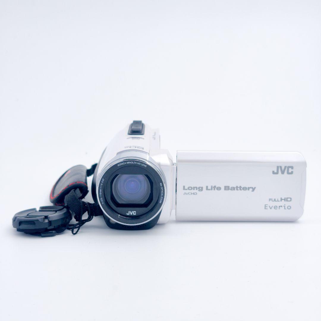 GZ-F200-W ビデオカメラ タフネス 高倍率ズーム アウトドア 旅行用