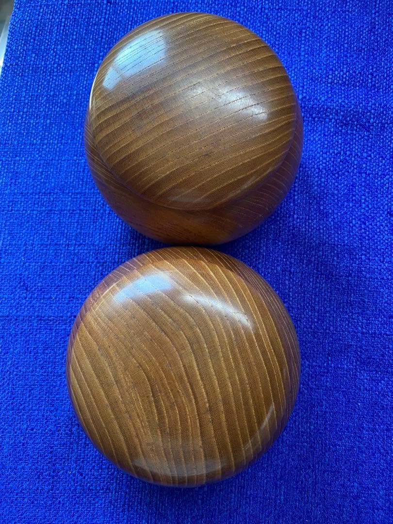 希少 蛤碁石 那智石 180粒ずつ　木箱付