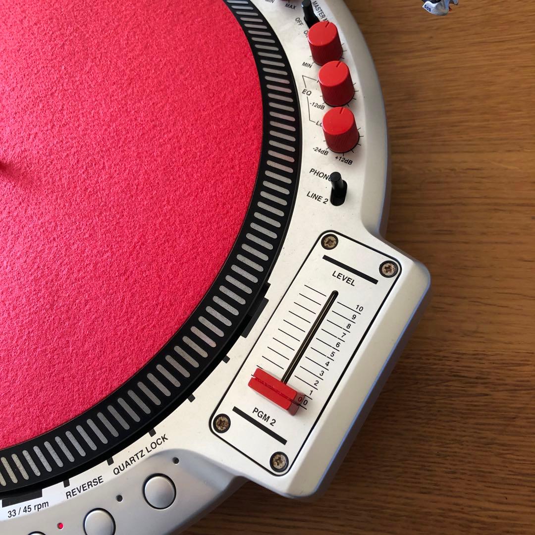 Vestax QFO ターンテーブル レッドノブカスタム 中古